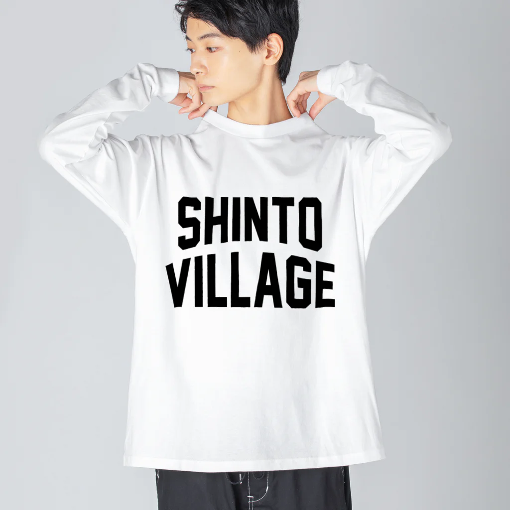 JIMOTOE Wear Local Japanの榛東村 SHINTO VILLAGE Big Long Sleeve T-Shirt