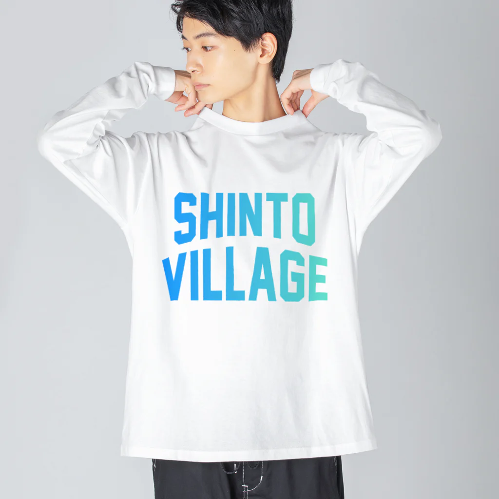 JIMOTOE Wear Local Japanの榛東村 SHINTO VILLAGE Big Long Sleeve T-Shirt
