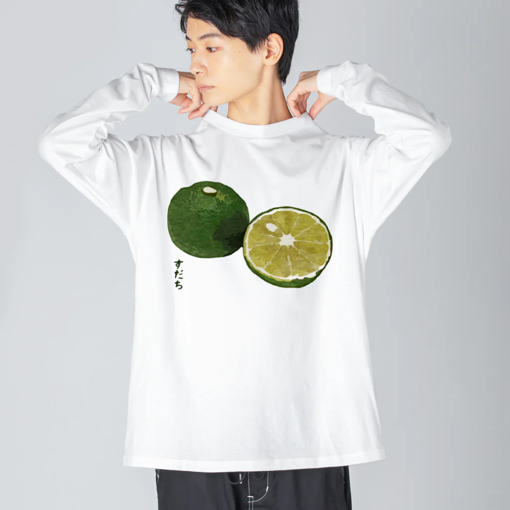 脂身通信Ｚのすだち_B Big Long Sleeve T-Shirt