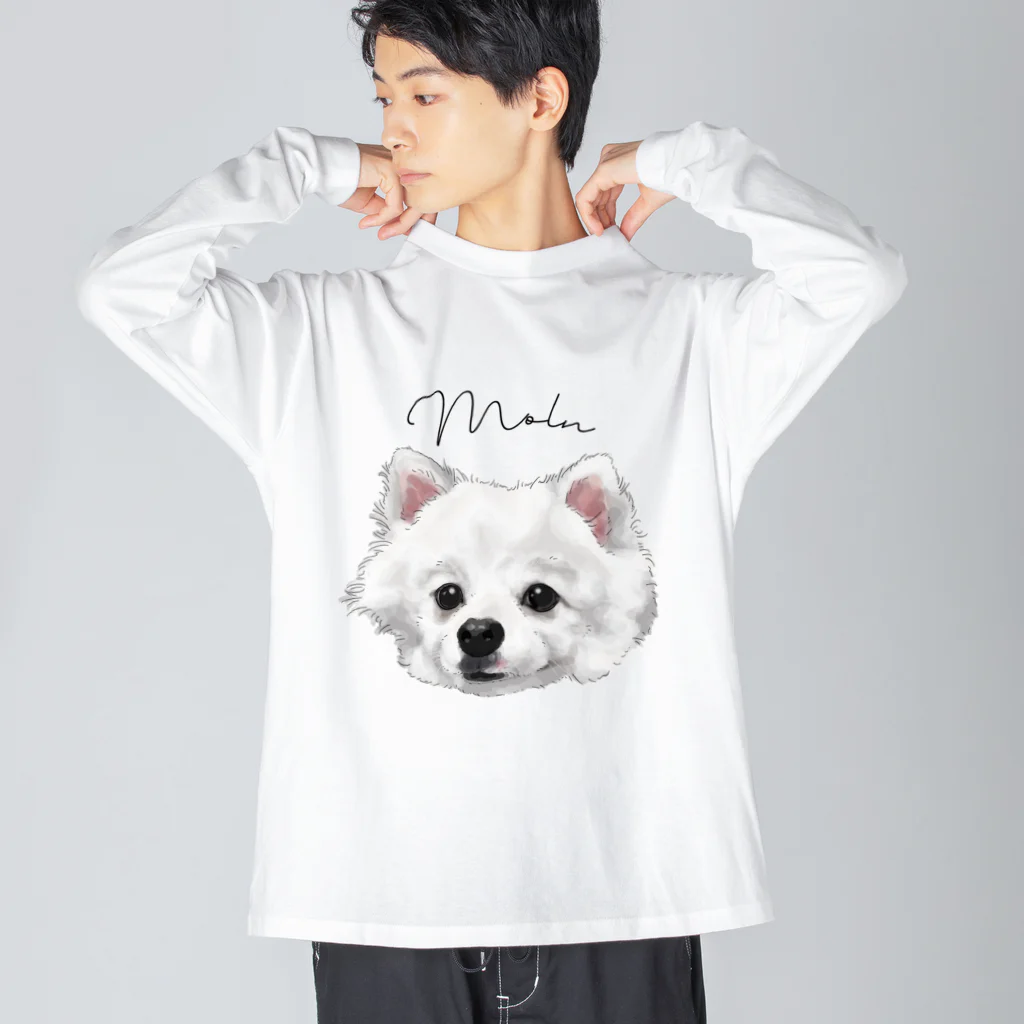 みきぞーん｜保護猫 ミッキー画伯と肉球とおともだちのmoln Big Long Sleeve T-Shirt