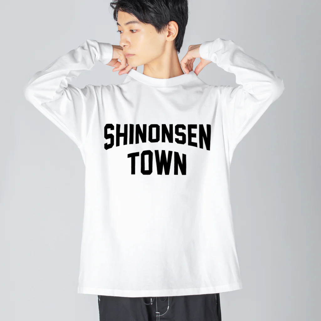 JIMOTOE Wear Local Japanの新温泉町 SHINONSEN TOWN Big Long Sleeve T-Shirt