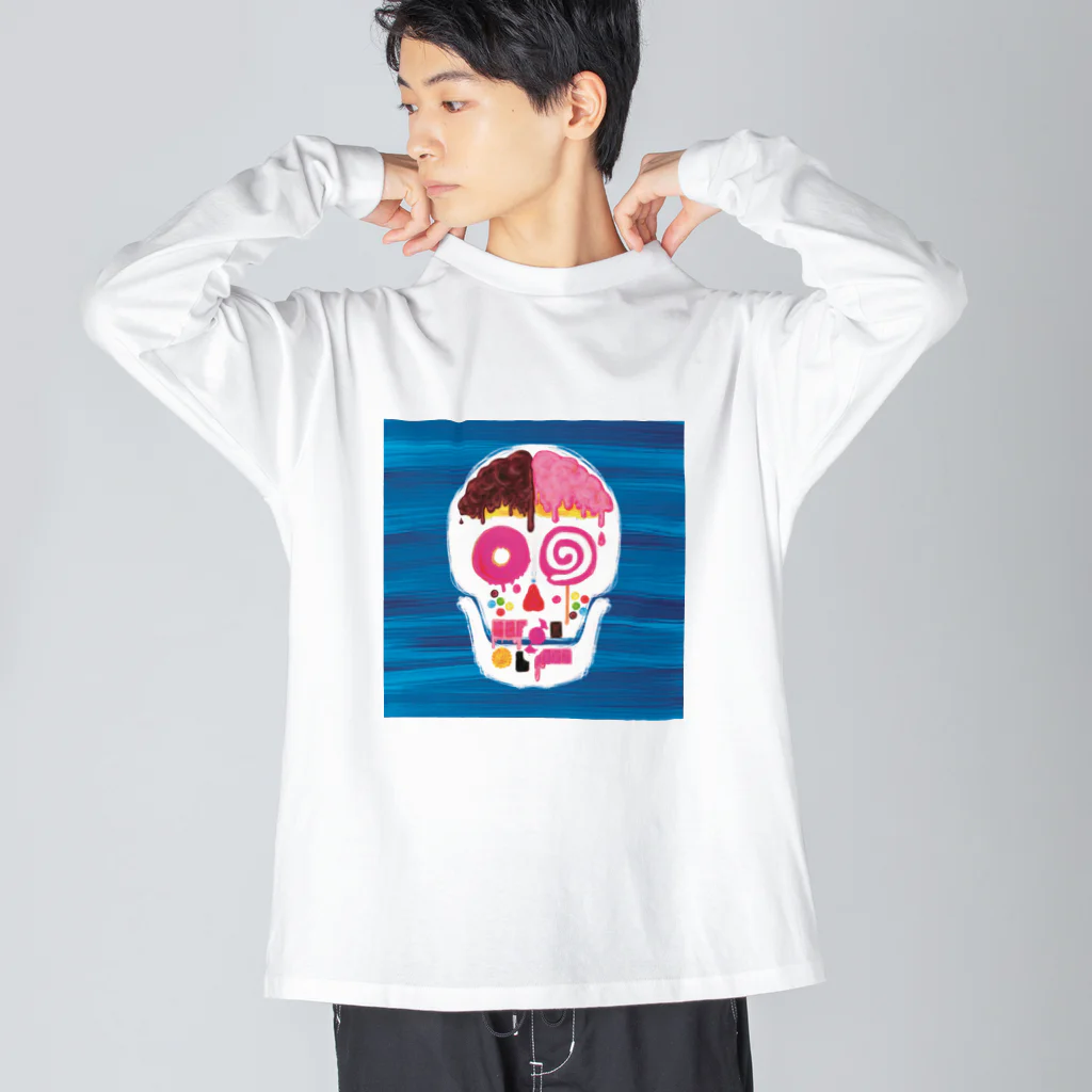 杜の魚の甘落 Big Long Sleeve T-Shirt