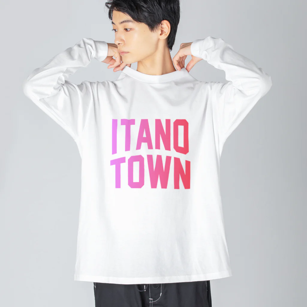JIMOTOE Wear Local Japanの板野町 ITANO TOWN Big Long Sleeve T-Shirt