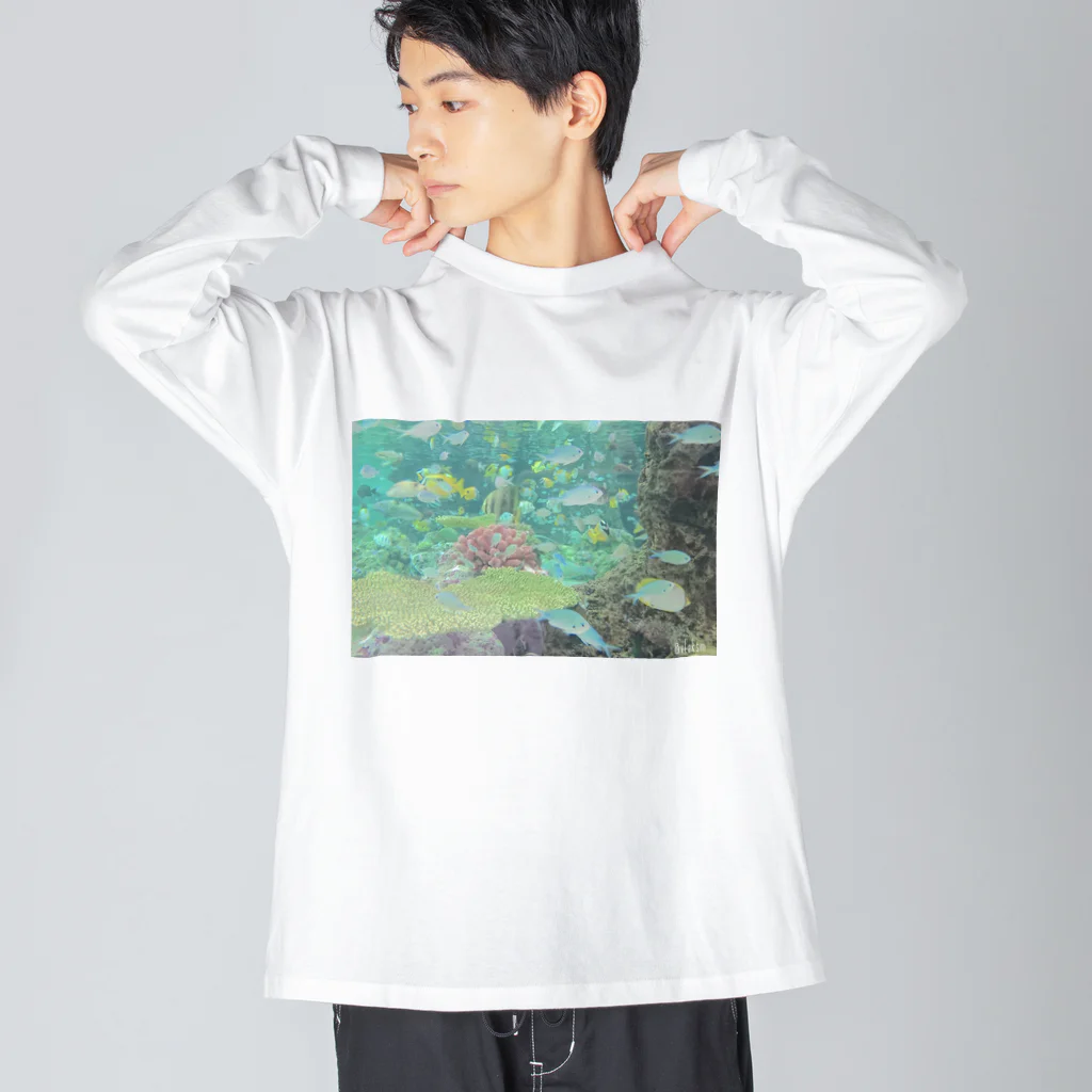 K-aquariumの彩り ビッグシルエットロングスリーブTシャツ