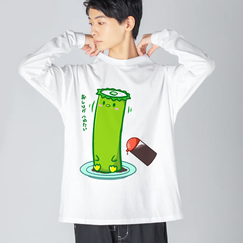 AINE RIUMのカッパ巻き ロンT Big Long Sleeve T-Shirt