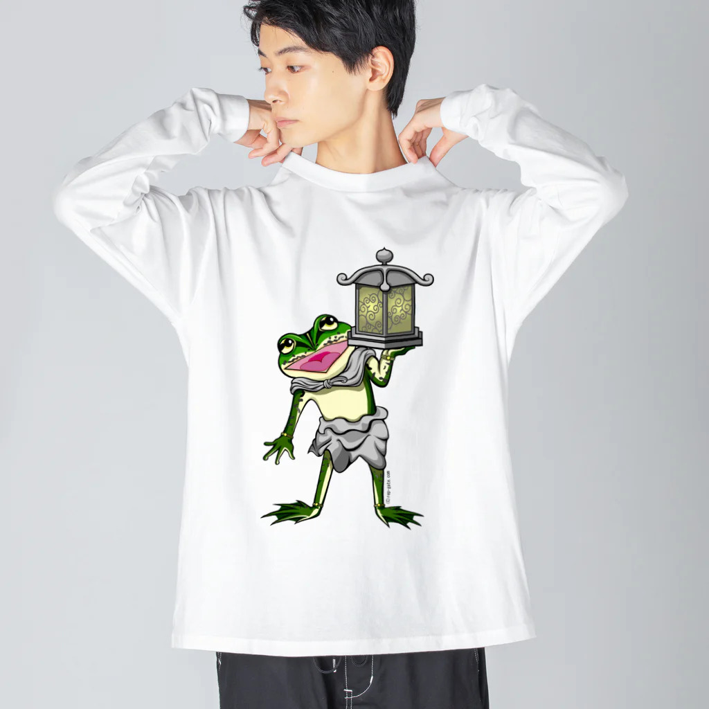 もむのふの爬虫類グッズやさんの天燈鬼・龍燈鬼両面プリント Big Long Sleeve T-Shirt