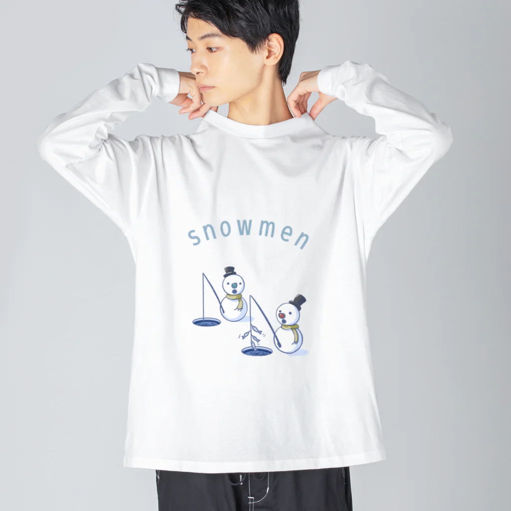 えそらごとのsnowmen ビッグシルエットロングスリーブTシャツ