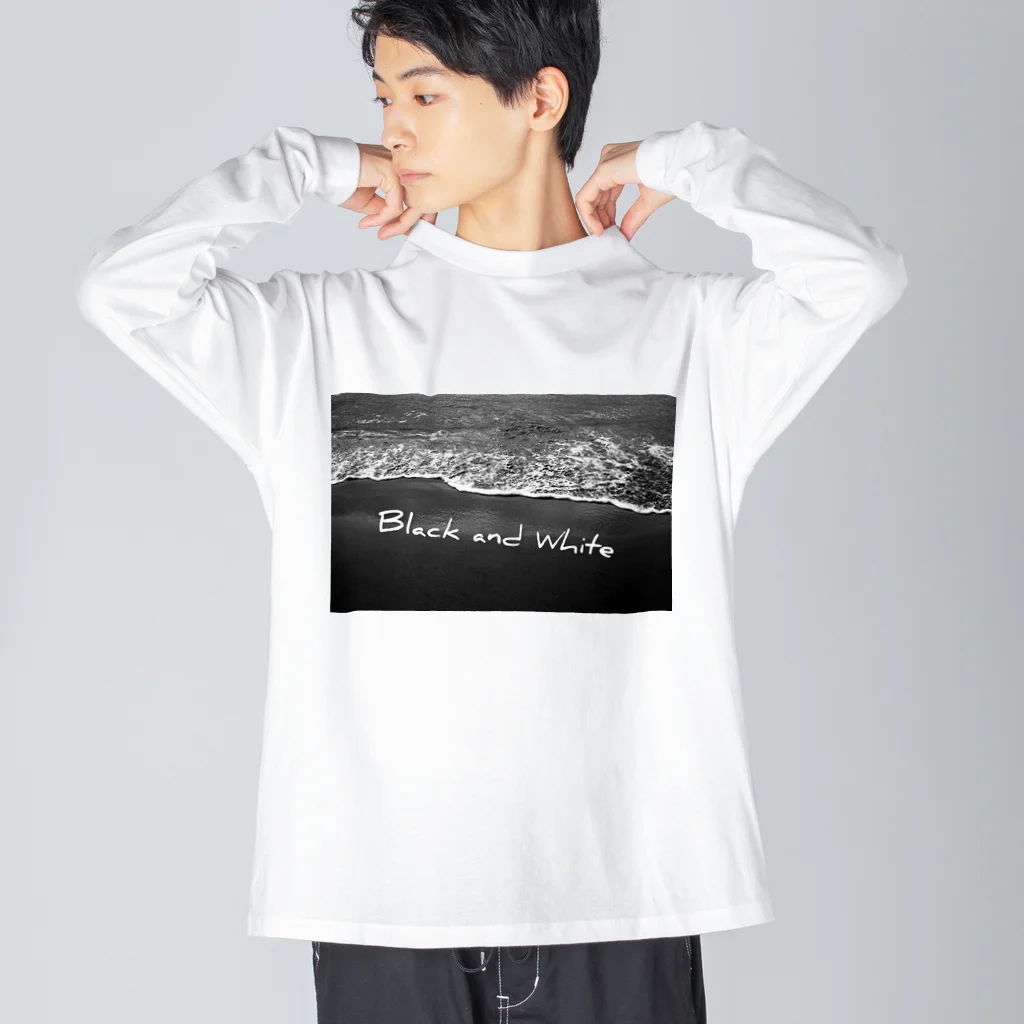 FILM CANERA FANのBeach ビッグシルエットロングスリーブTシャツ