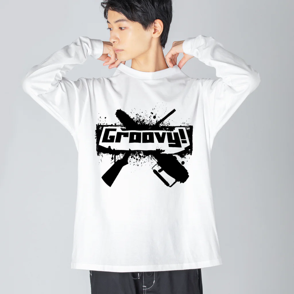 stereovisionのGroovy!(イカすぜ) Big Long Sleeve T-Shirt