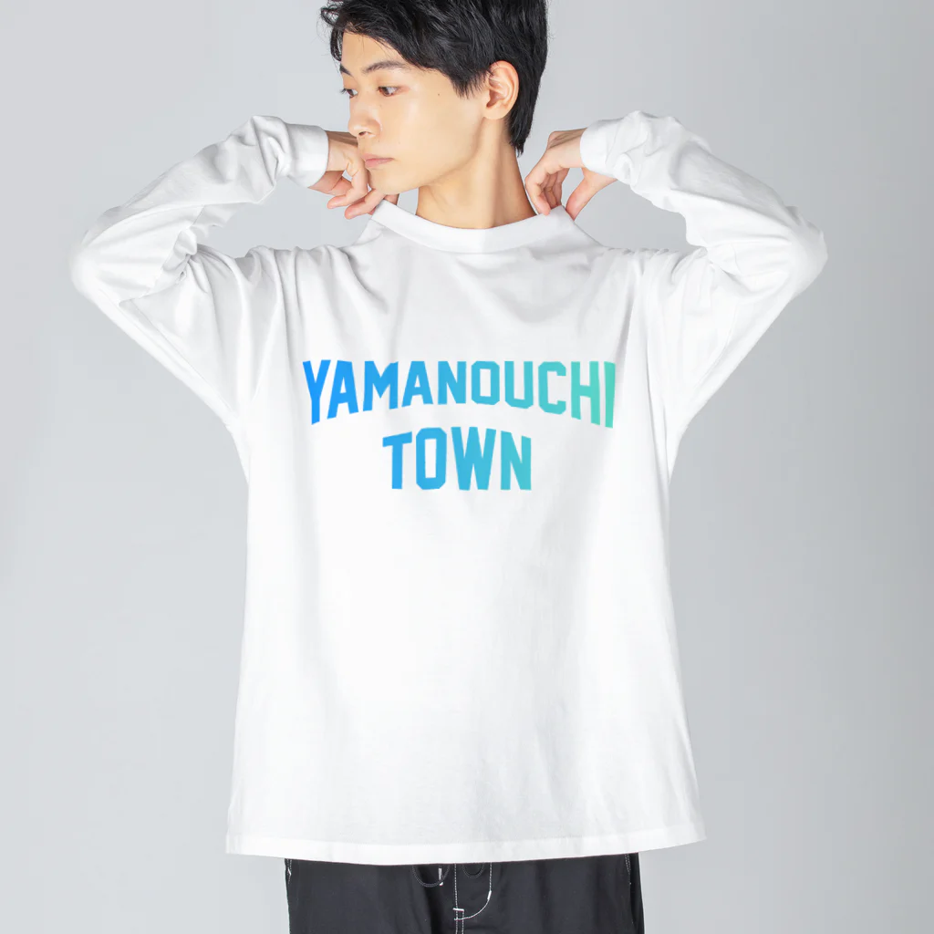 JIMOTOE Wear Local Japanの山ノ内町 YAMANOUCHI TOWN Big Long Sleeve T-Shirt