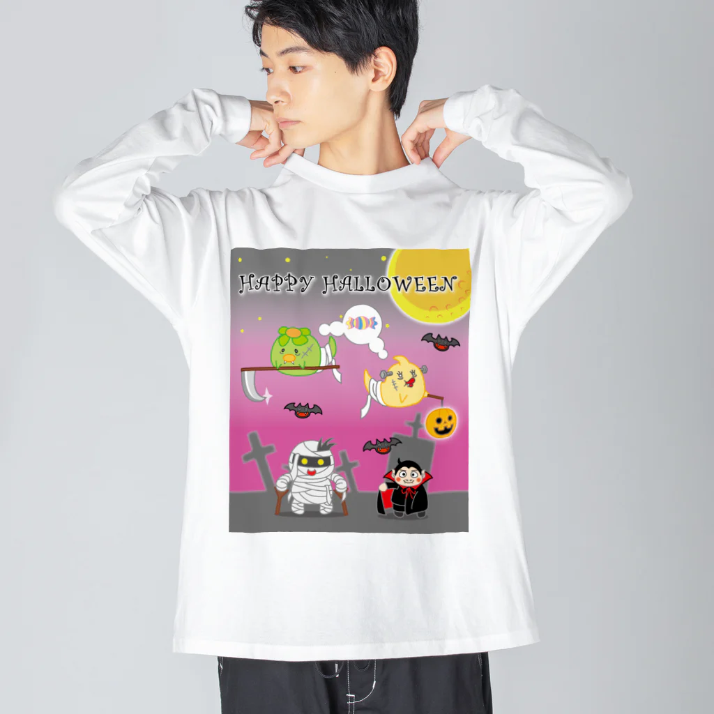 かいほう屋のHappy Halloween大集合 Big Long Sleeve T-Shirt