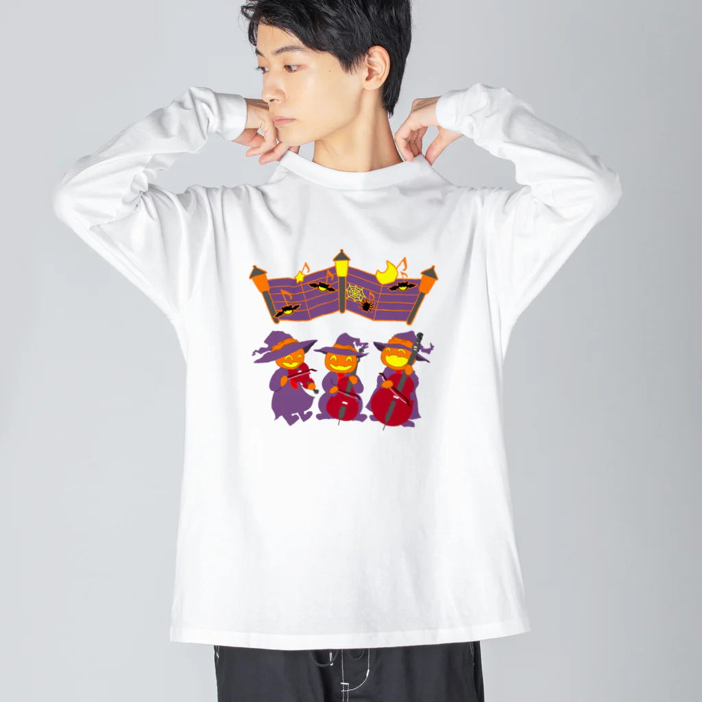 GOODS SHOP【そぞろな小窓】 SUZURI店の【本番まであと何日？】 Big Long Sleeve T-Shirt