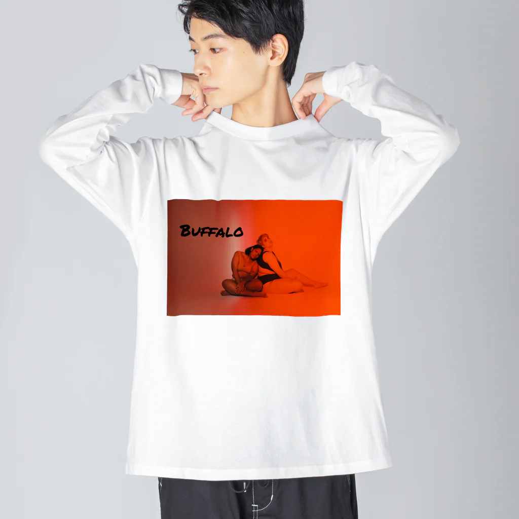 Ｔshirt_Buffaloの我慢しない生き方 Big Long Sleeve T-Shirt