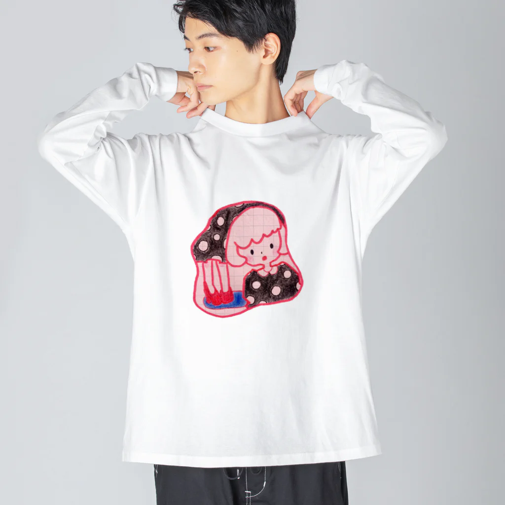 feee.co/フィー子(マーメイド)のダンスフロアに佇むモガ ビッグシルエットロングスリーブTシャツ