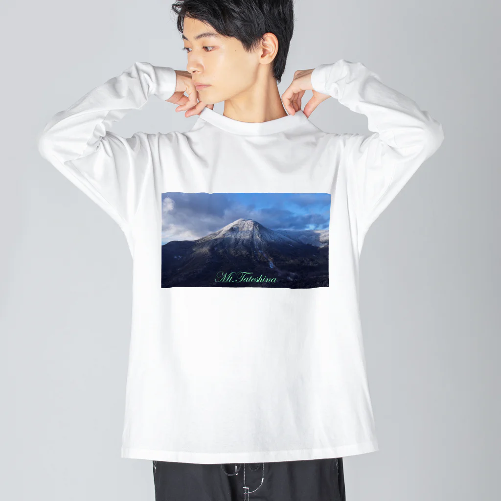 D-aerialのシネマティック蓼科山 ビッグシルエットロングスリーブTシャツ