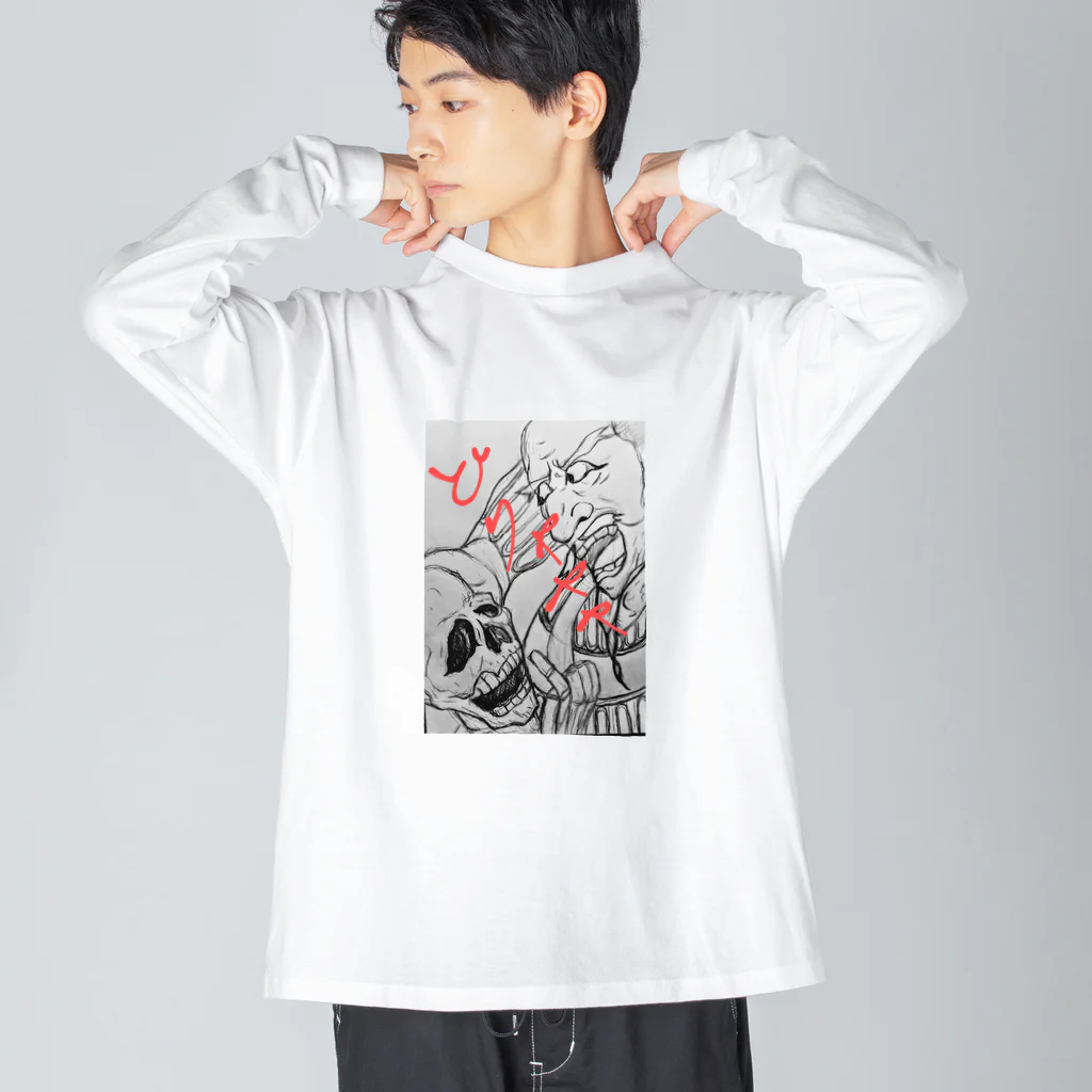 90sunの御立腹 ビッグシルエットロングスリーブTシャツ