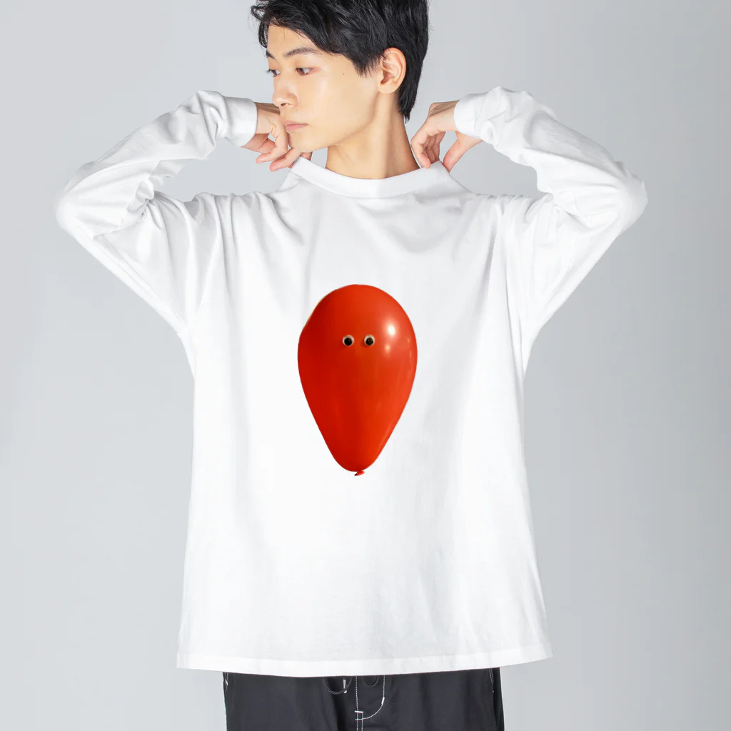 WakeUp!BalloonのRedBalloon Big Long Sleeve T-Shirt