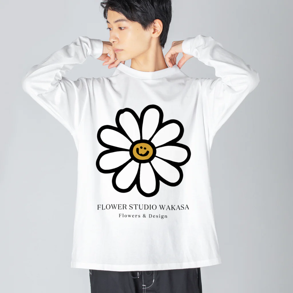 flowerstudiowakasaのFLOWER STUDIO WAKASA ロゴマーク ビッグシルエットロングスリーブTシャツ