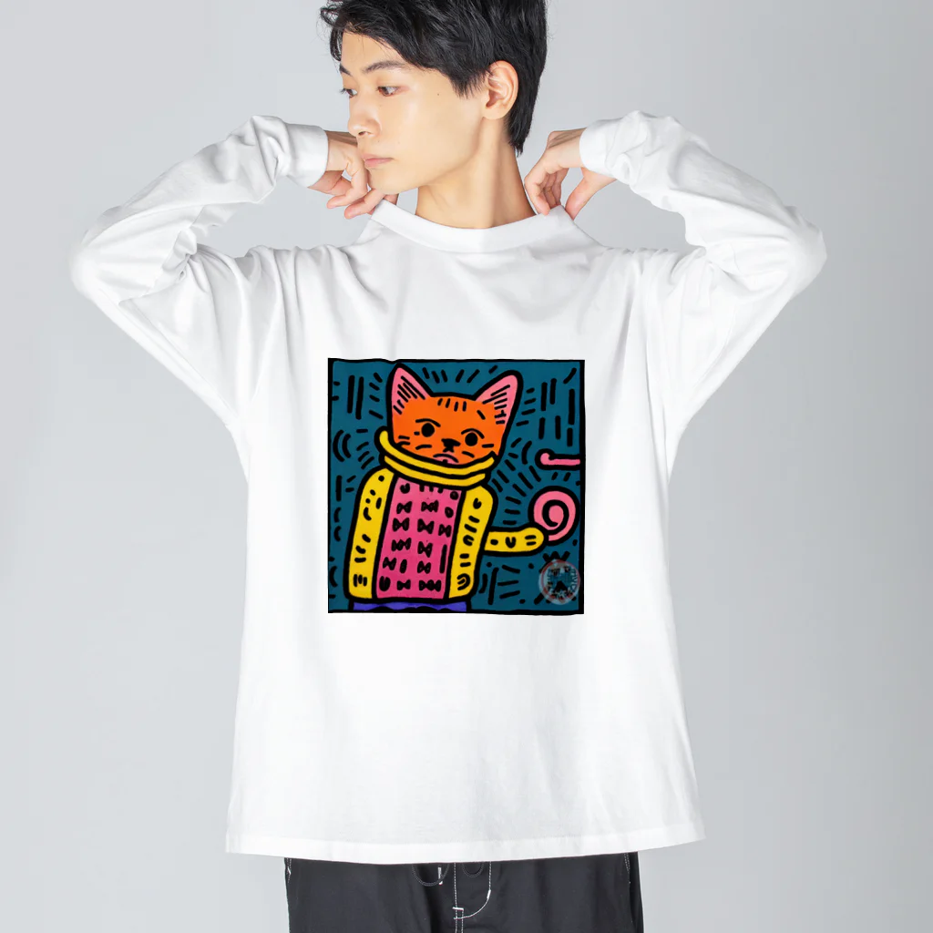 Magic Worldのカラフルな生き物シリーズ Big Long Sleeve T-Shirt