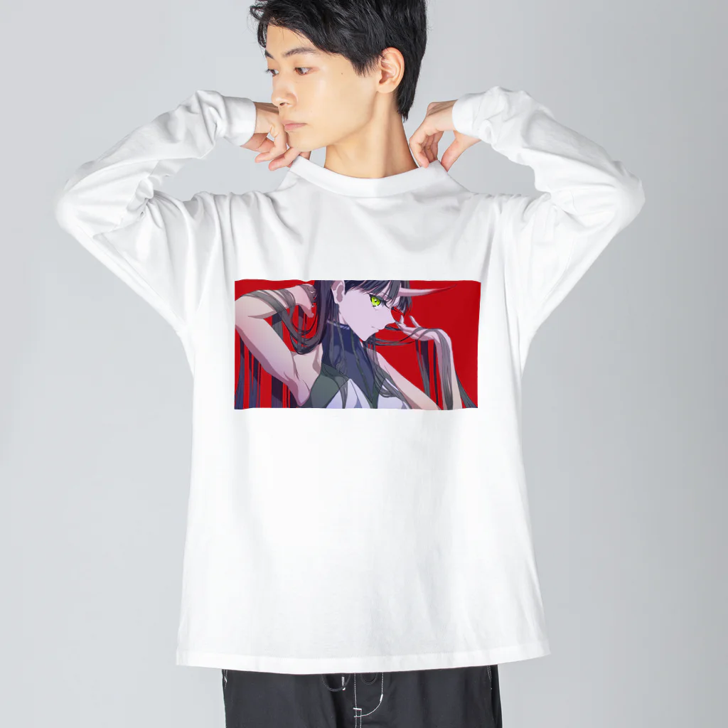 Batteryの鬼 Big Long Sleeve T-Shirt