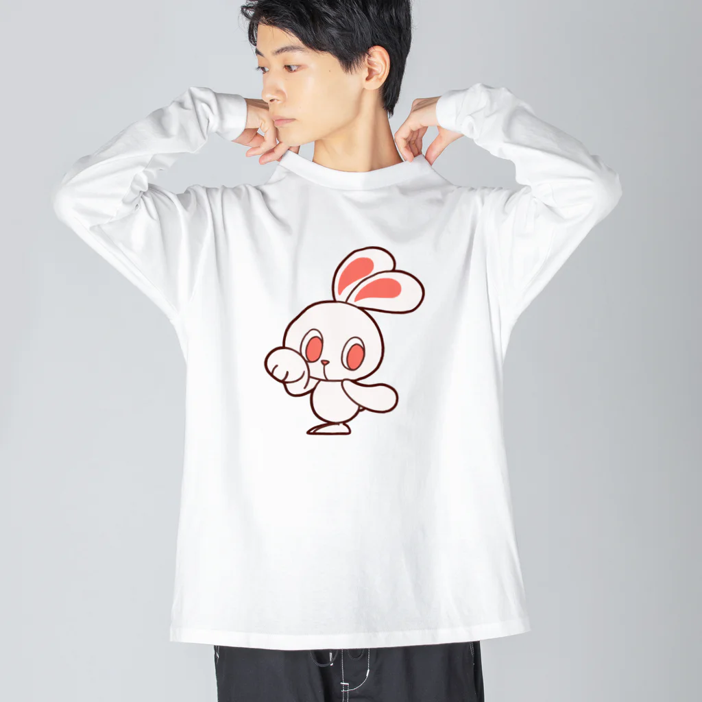 レタ(LETA)のぽっぷらうさぎ Big Long Sleeve T-Shirt