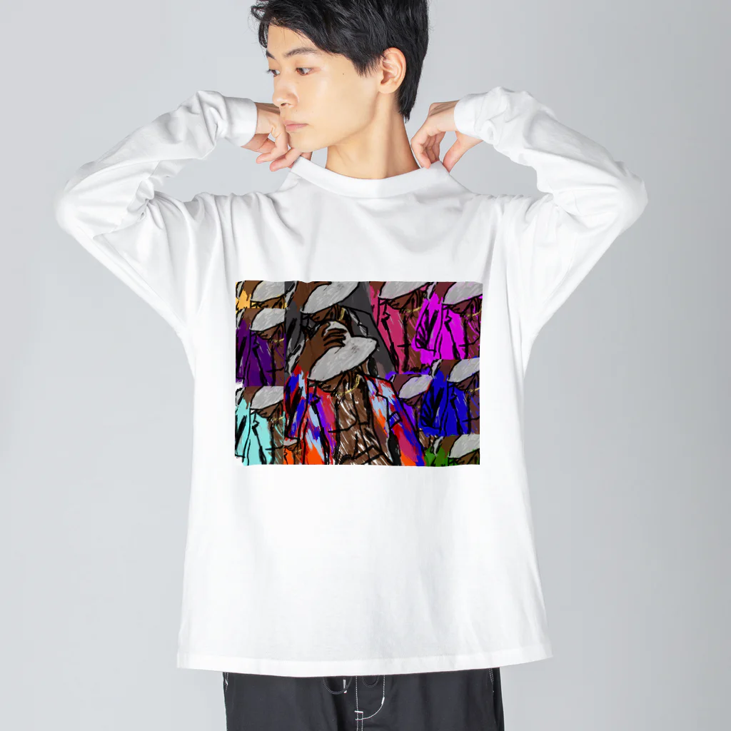 Kazuya IshidaのDancing Hero ビッグシルエットロングスリーブTシャツ