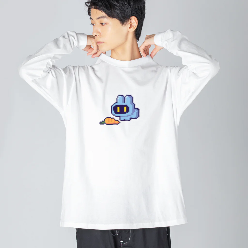 usagichanaのうさぎロボ ビッグシルエットロングスリーブTシャツ