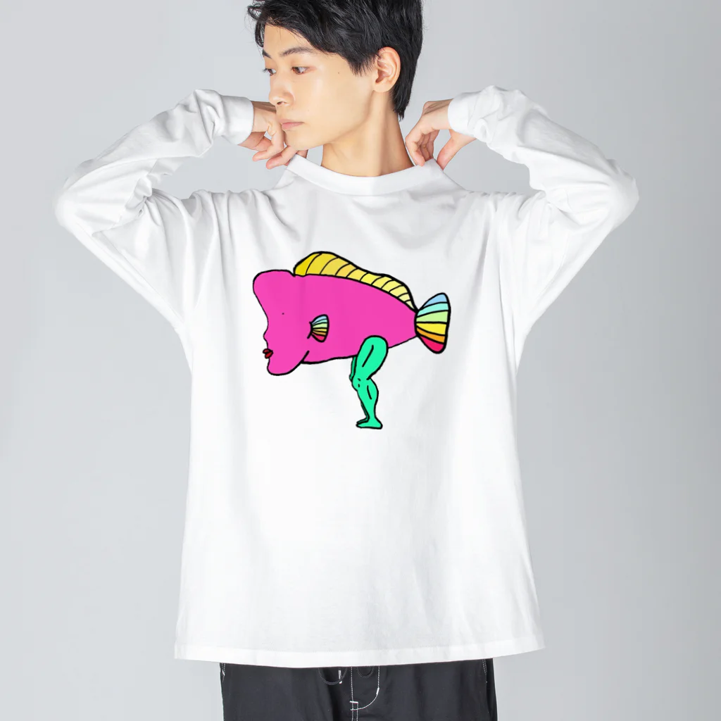 Chan-Hana8787のブダイ(無題) Big Long Sleeve T-Shirt