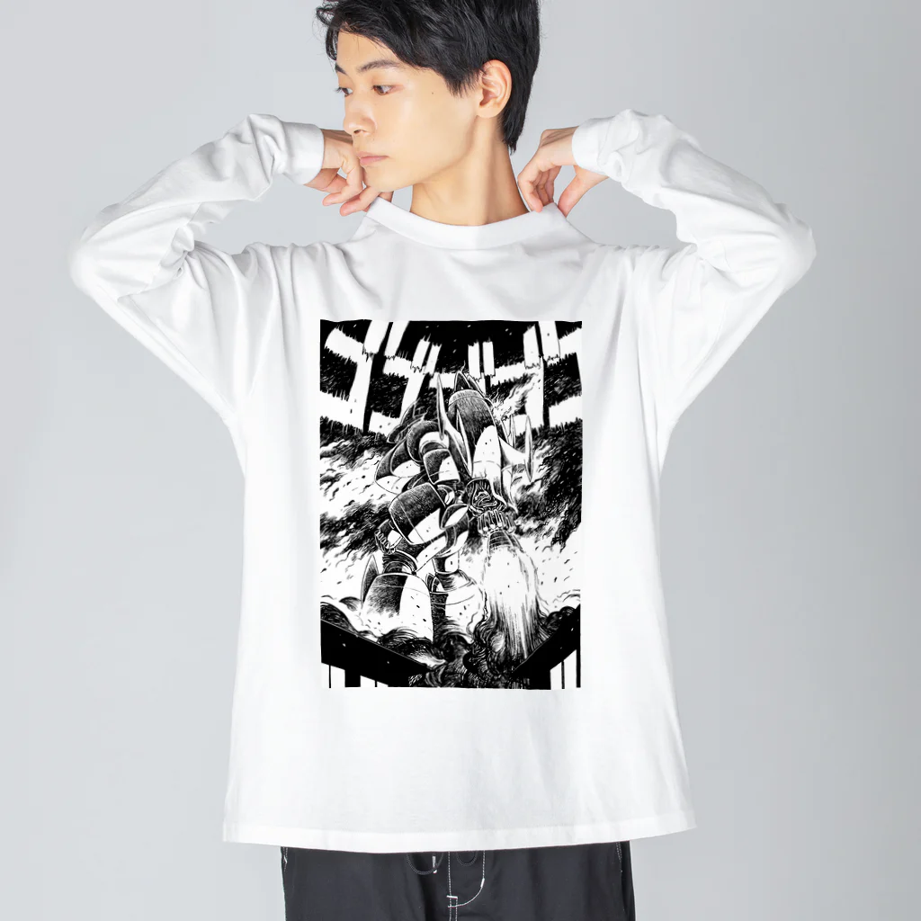 iwakunikogyoの鉄神02 Big Long Sleeve T-Shirt