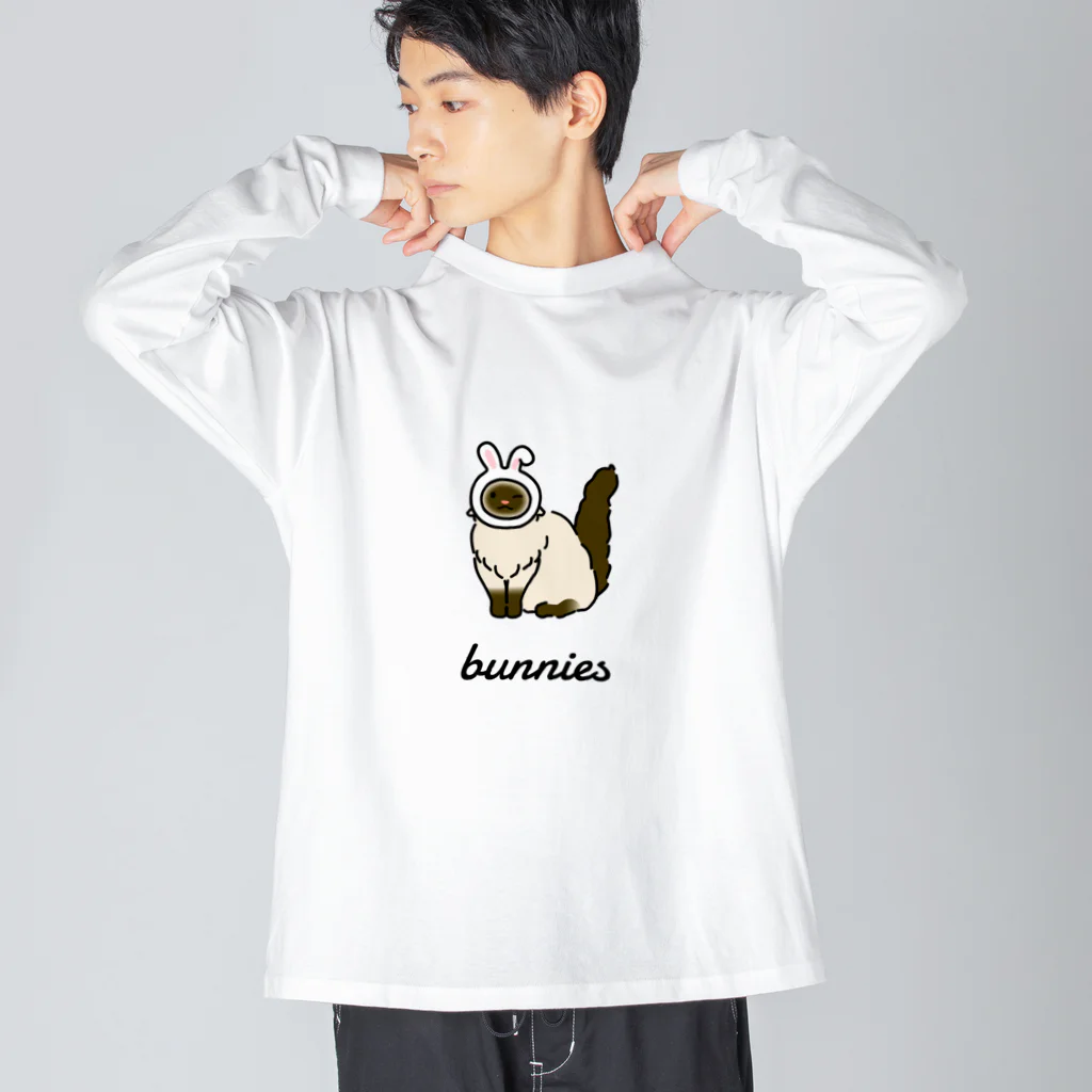 うちのこメーカーのbunnies ビッグシルエットロングスリーブTシャツ