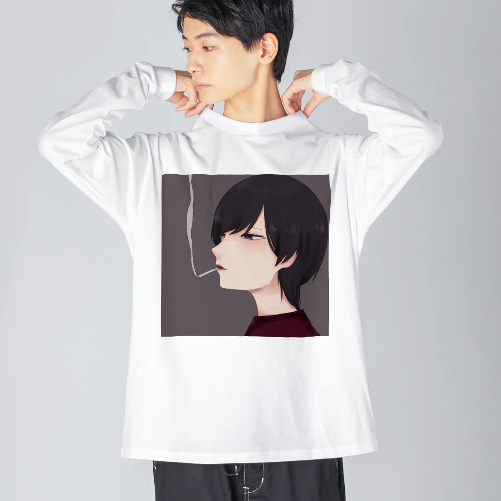 なし屋の煙草 Big Long Sleeve T-Shirt