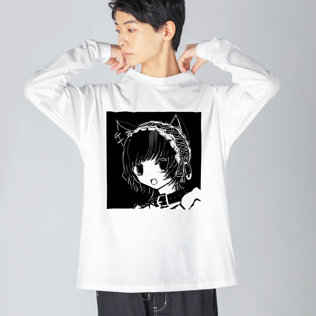 塩林檎のうるふメイドさん Big Long Sleeve T-Shirt