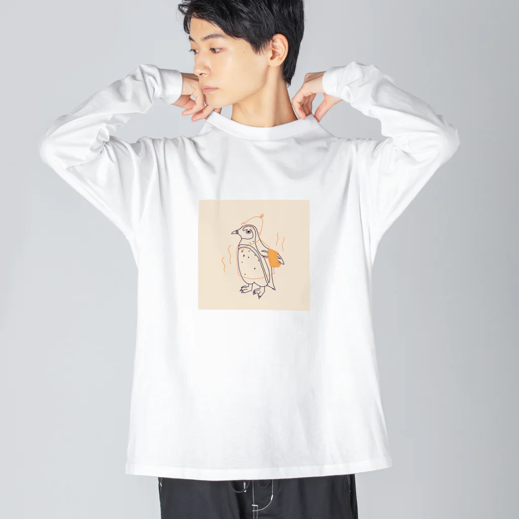 ピゴセリス属のからふるサウナーケープペンギン Big Long Sleeve T-Shirt