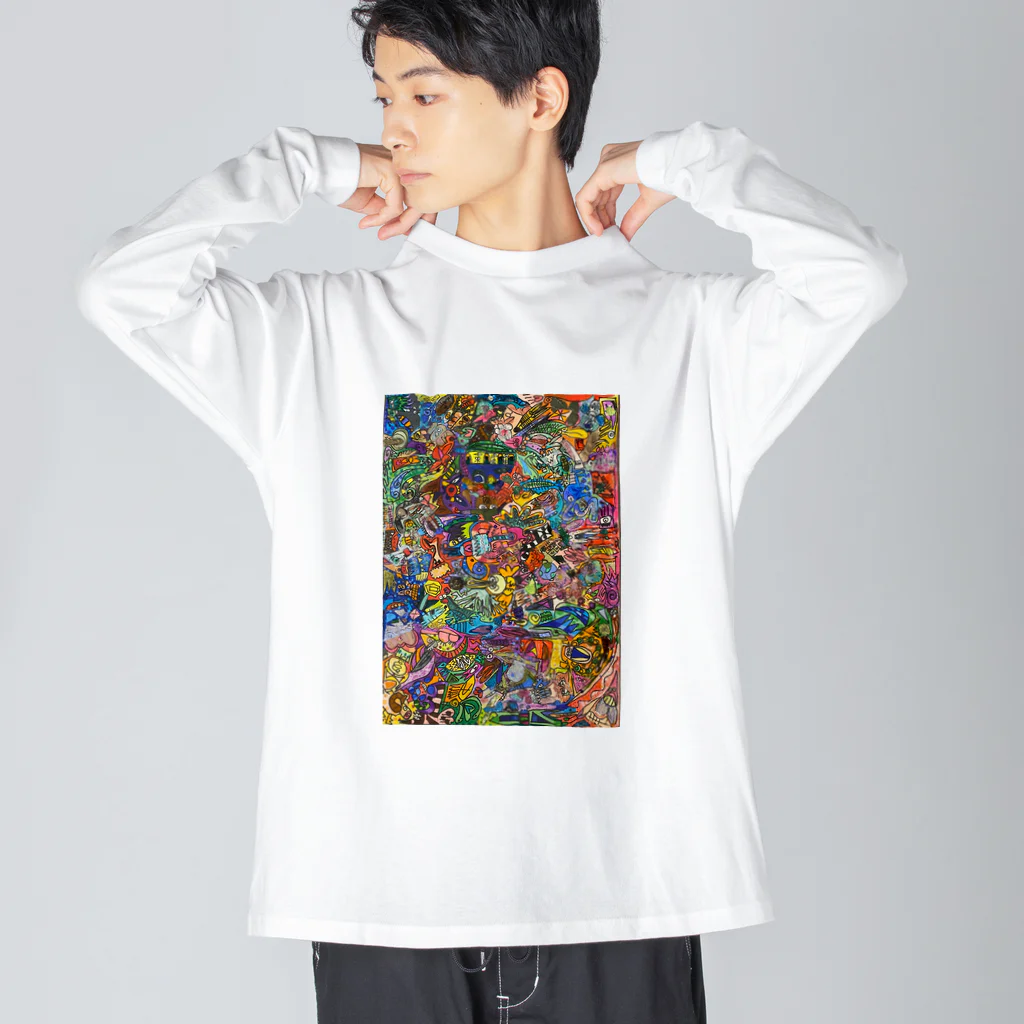 KINGのPEACE ビッグシルエットロングスリーブTシャツ