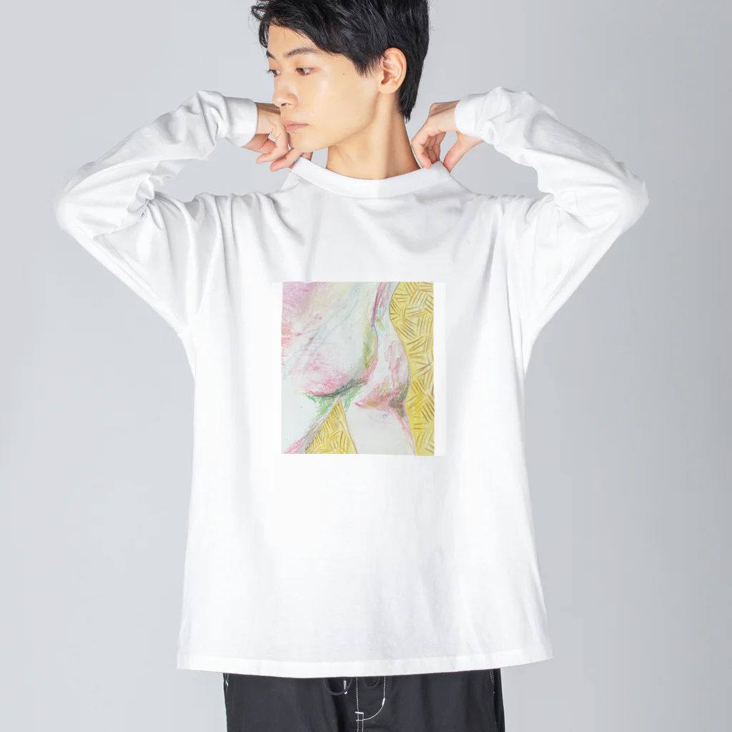 むちんアゲショップのPeaches  Big Long Sleeve T-Shirt