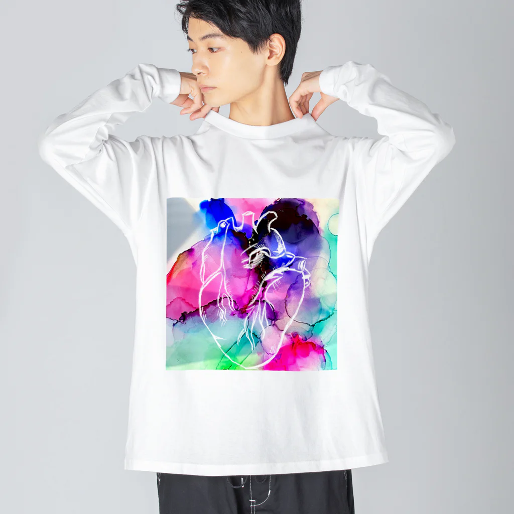 むちんアゲショップのわたしのこころ Big Long Sleeve T-Shirt