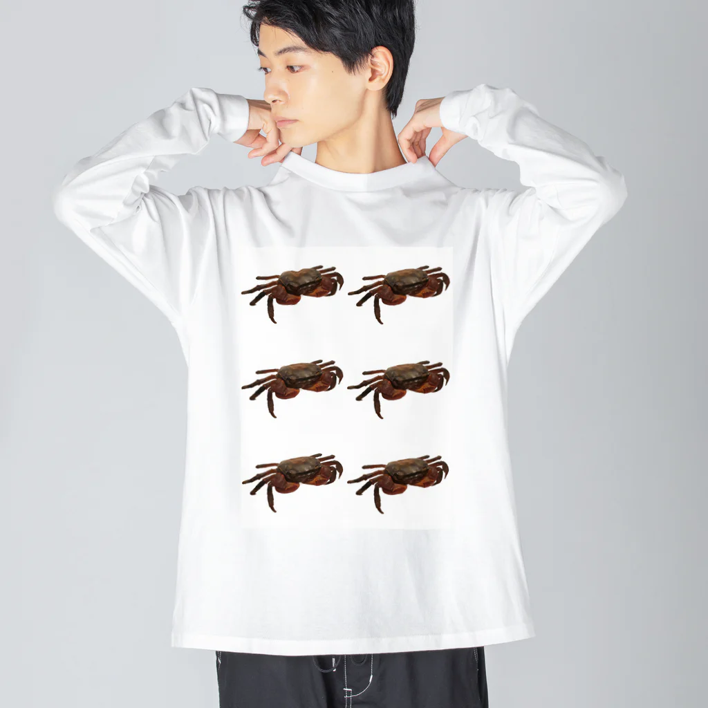 たま。のカメラ目線なアカテガニのカエデちゃん Big Long Sleeve T-Shirt