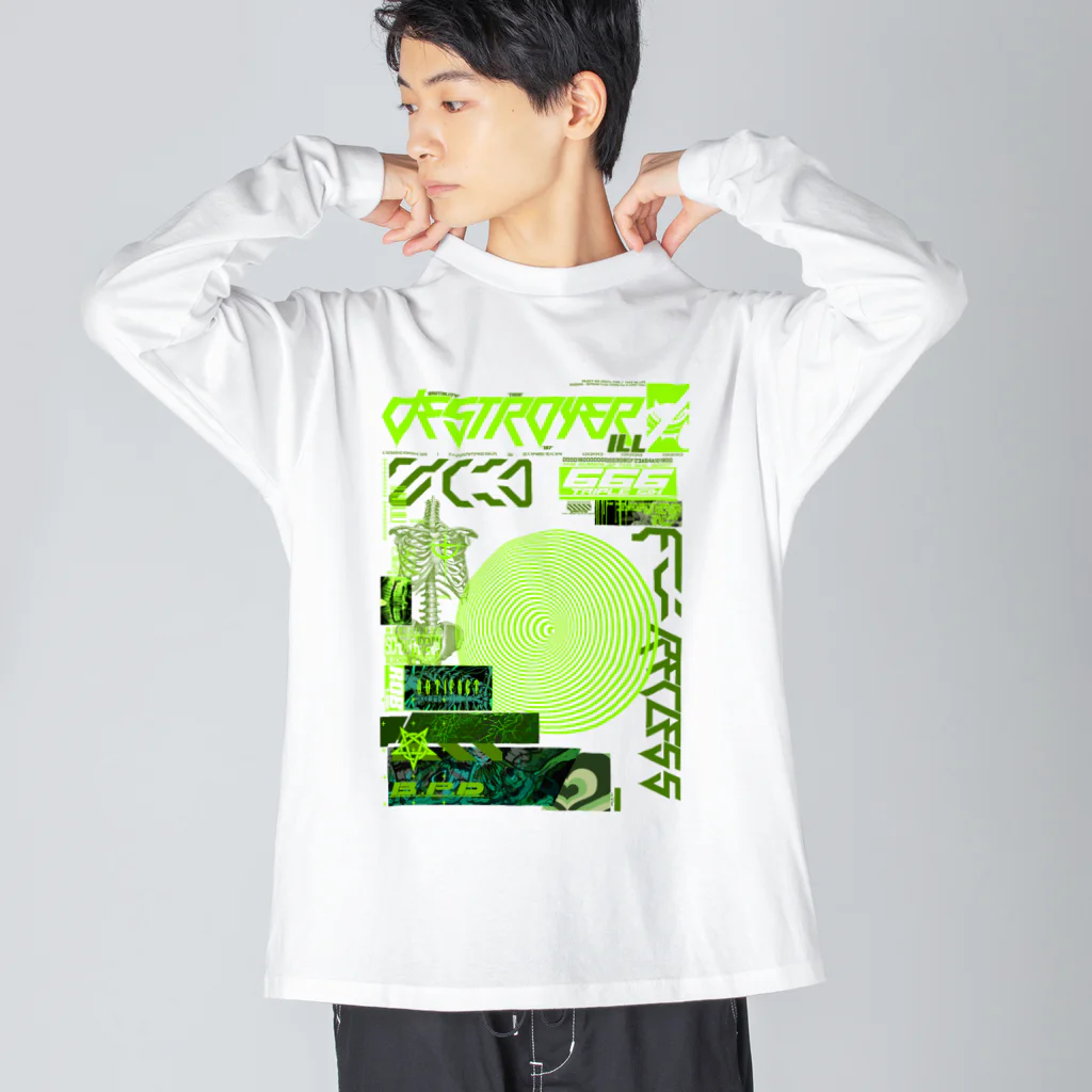 エゴイスト乙女のサイバー Big Long Sleeve T-Shirt