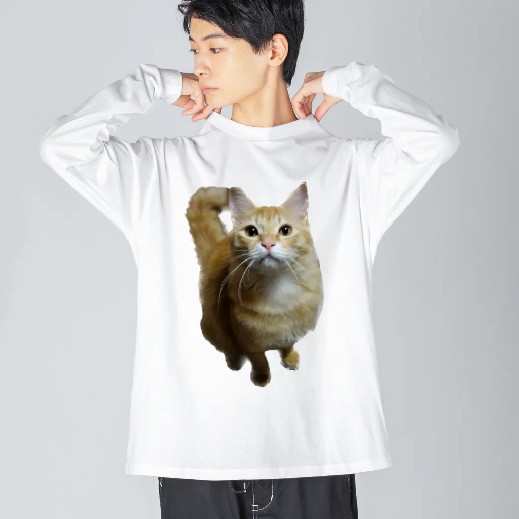 トロールショップの我が家のお猫様が見てます(笑) Big Long Sleeve T-Shirt