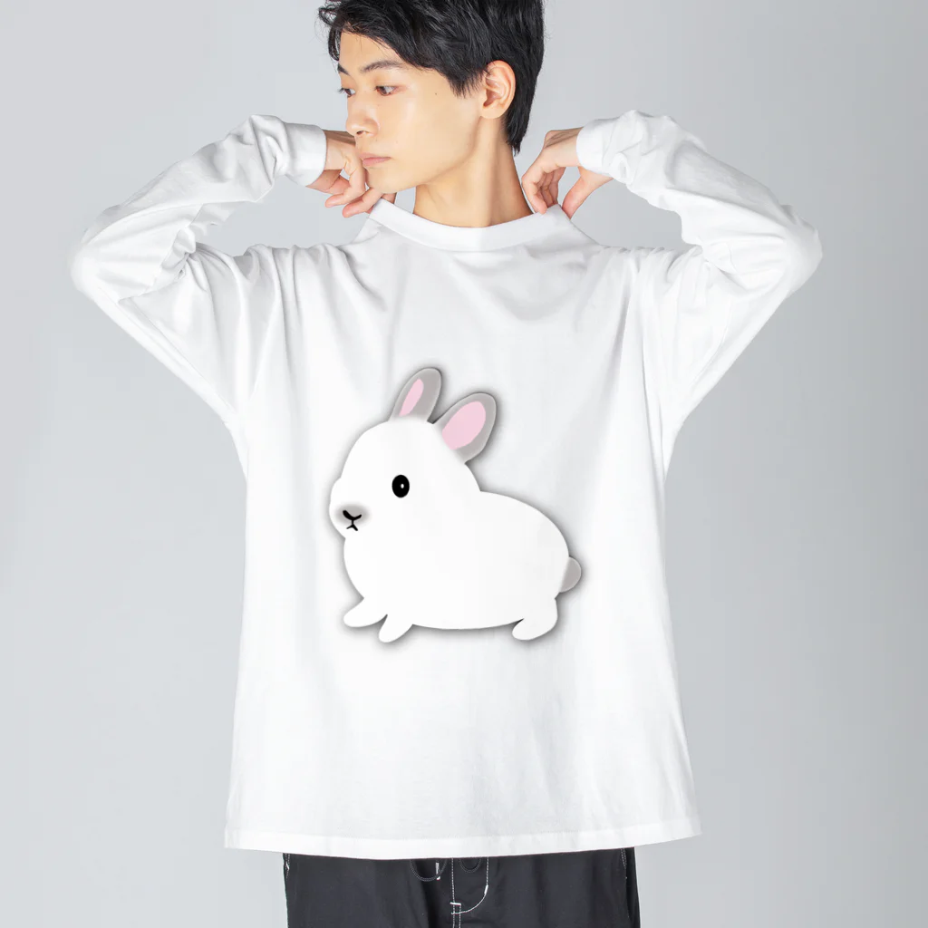 whiterabbit2010のうさぎ　フロスティ ビッグシルエットロングスリーブTシャツ