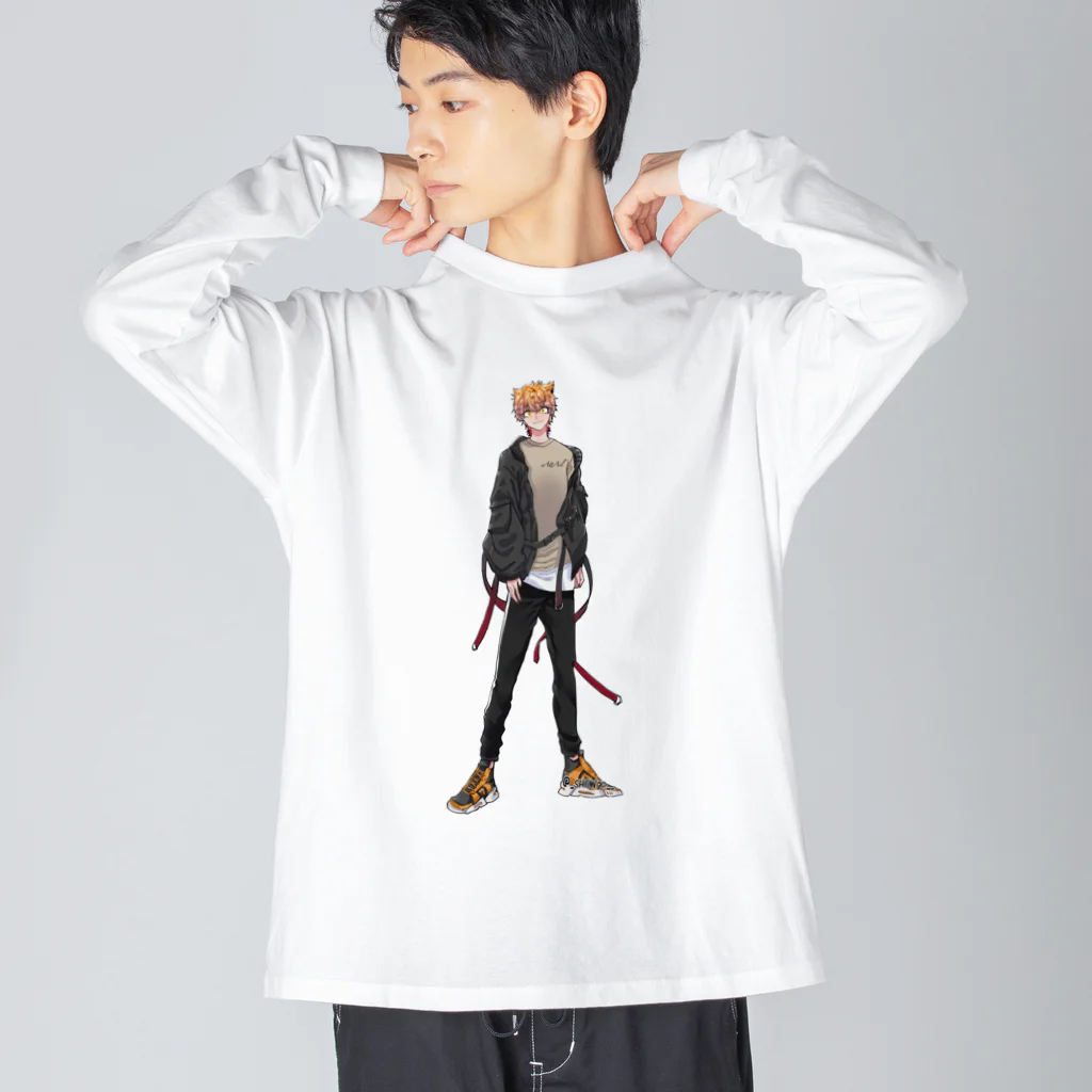 cAttAilの小虎(全身) Big Long Sleeve T-Shirt