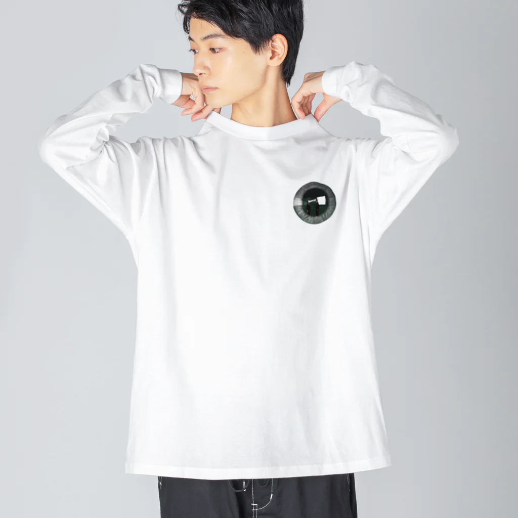 だっくのcollageart storeの025 eye Big Long Sleeve T-Shirt