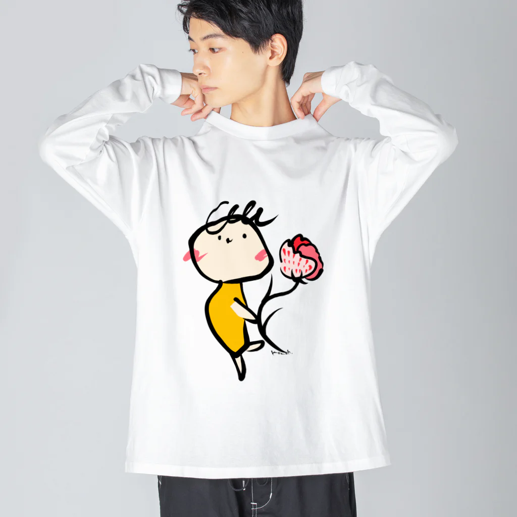 kouohのサンキューママ Big Long Sleeve T-Shirt