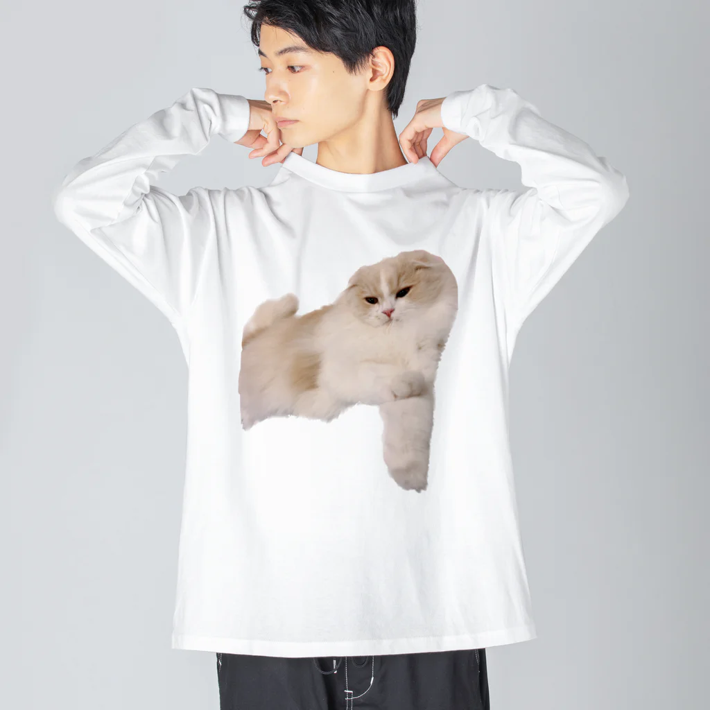 ふうまくんのお店のおねむなふうまくん Big Long Sleeve T-Shirt