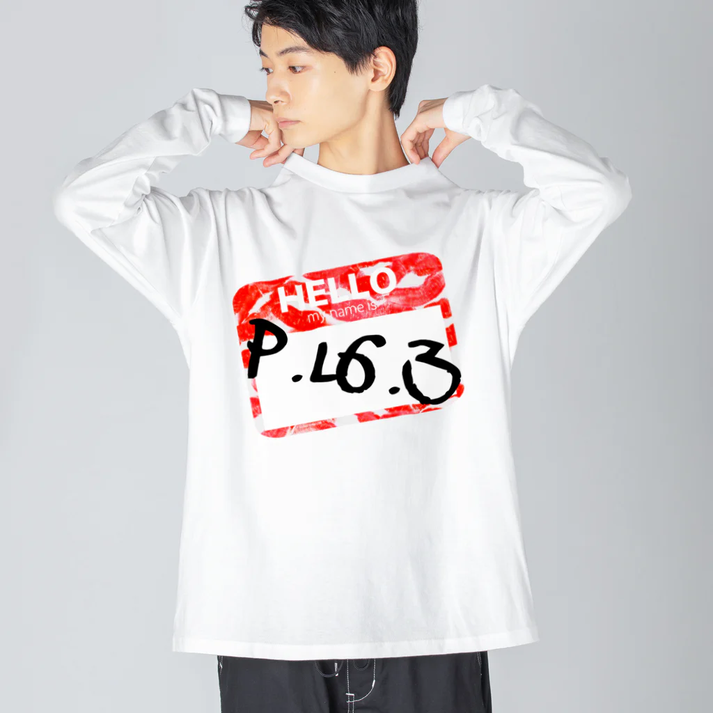 P.L.6.3のHello P.L6.3【Kiss】 ビッグシルエットロングスリーブTシャツ