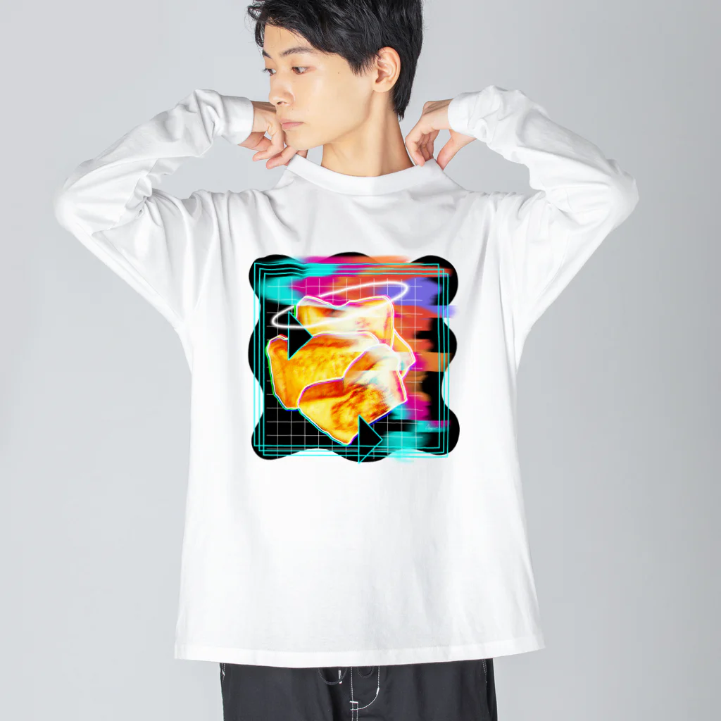 オカユのサイバーフレンチトースト Big Long Sleeve T-Shirt