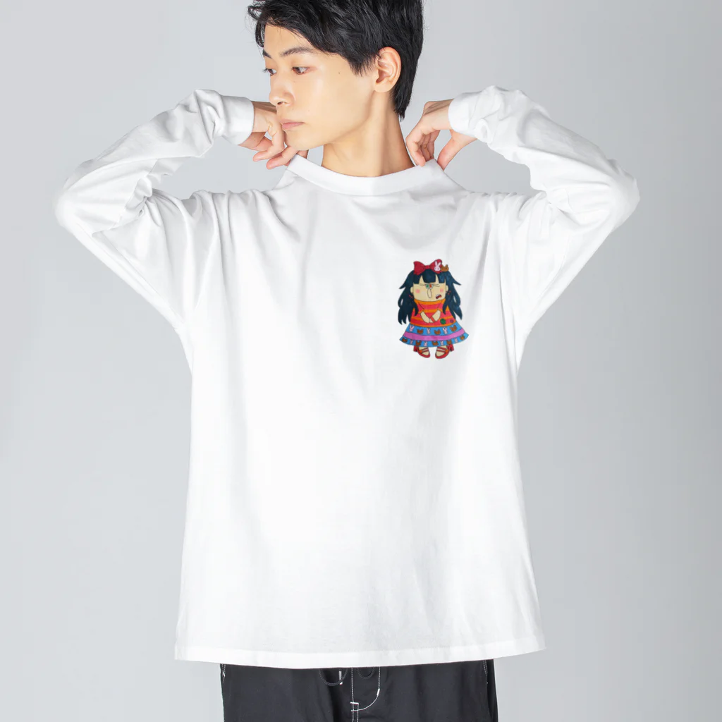 ボンバーショップのオッドちゃん Big Long Sleeve T-Shirt