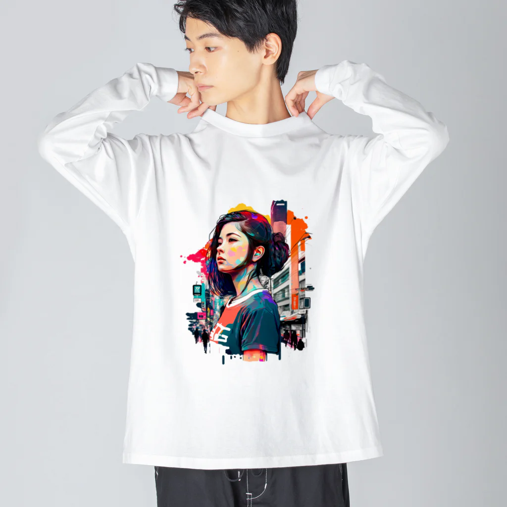 CITY GIRLSのCITY GIRL E Big Long Sleeve T-Shirt