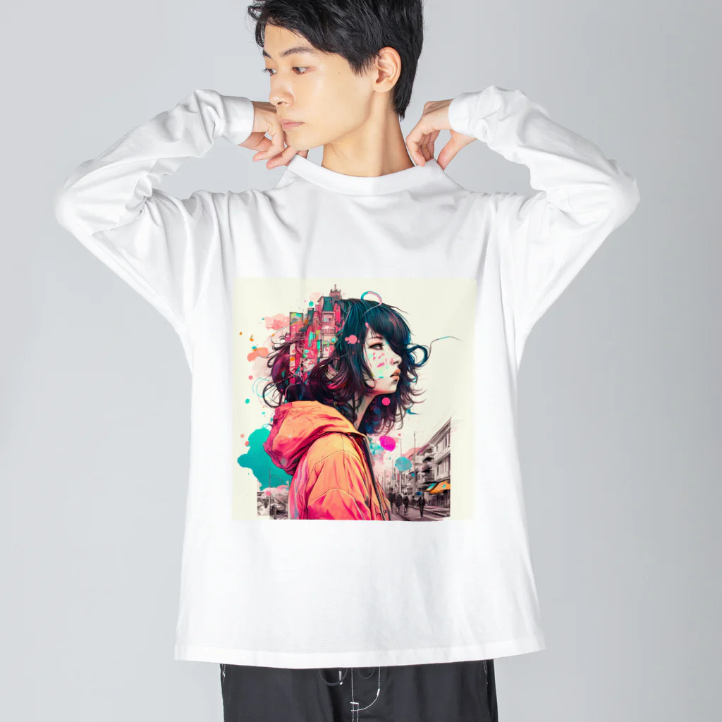 CITY GIRLSのCITY GIRL F ビッグシルエットロングスリーブTシャツ