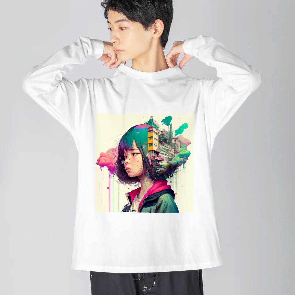 CITY GIRLSのCITY GIRL H ビッグシルエットロングスリーブTシャツ